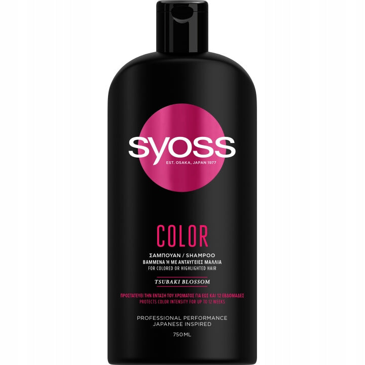 

Syoss Шампунь Color Shampoo для окрашенных и обесцвеченных волос 750мл