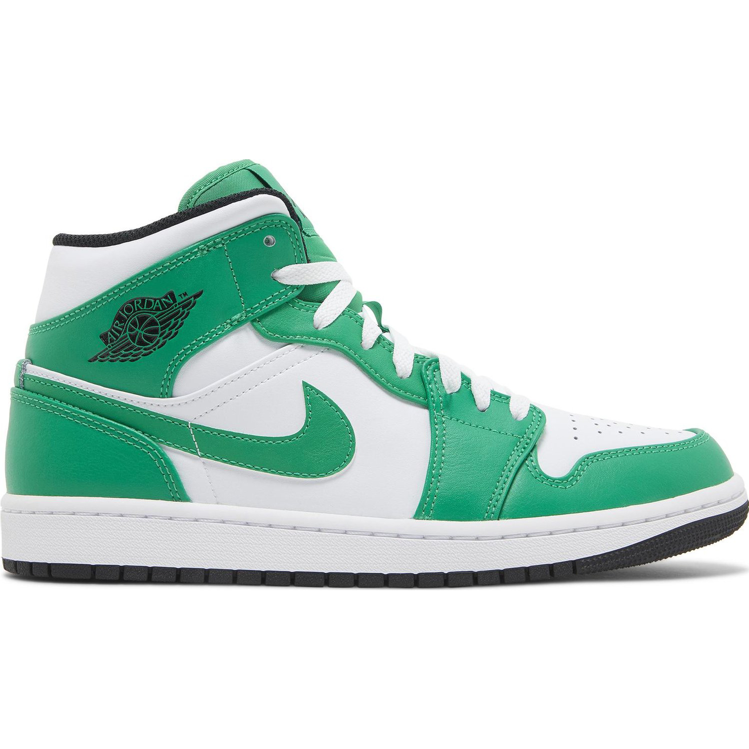 Кроссовки Nike Air Jordan 1 Mid, зеленый кроссовки nike air jordan 1 mid зеленый белый