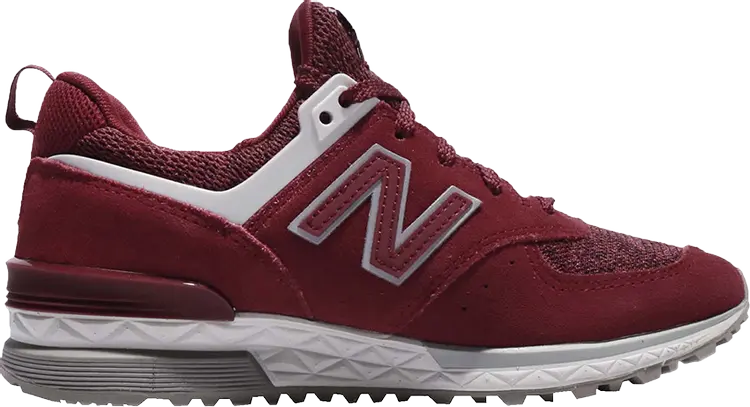 

Кроссовки высокие New Balance 574, красный/серый