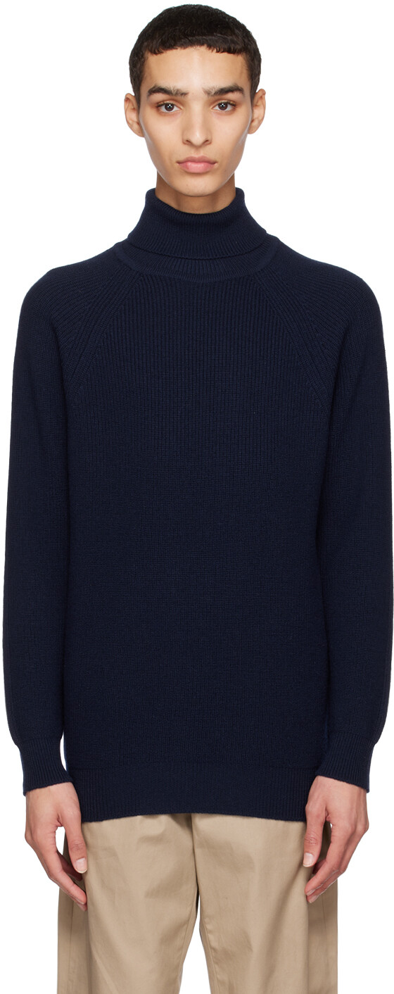 

Темно-синяя водолазка реглан Engineered Garments, Синий, Темно-синяя водолазка реглан Engineered Garments