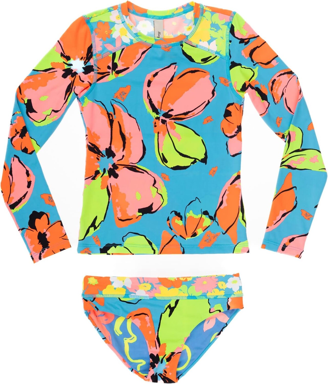 

Купальник Maaji Kids Water Flower Odyssey Rashguard, синий