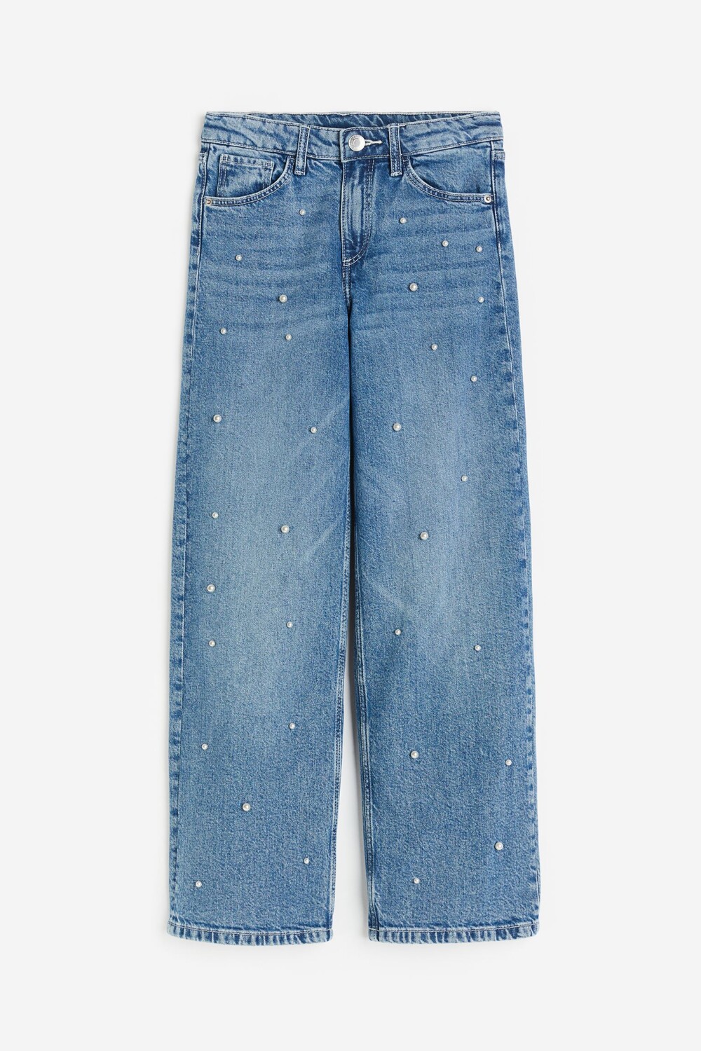 

Джинсы H&M Wide Leg Low, синий