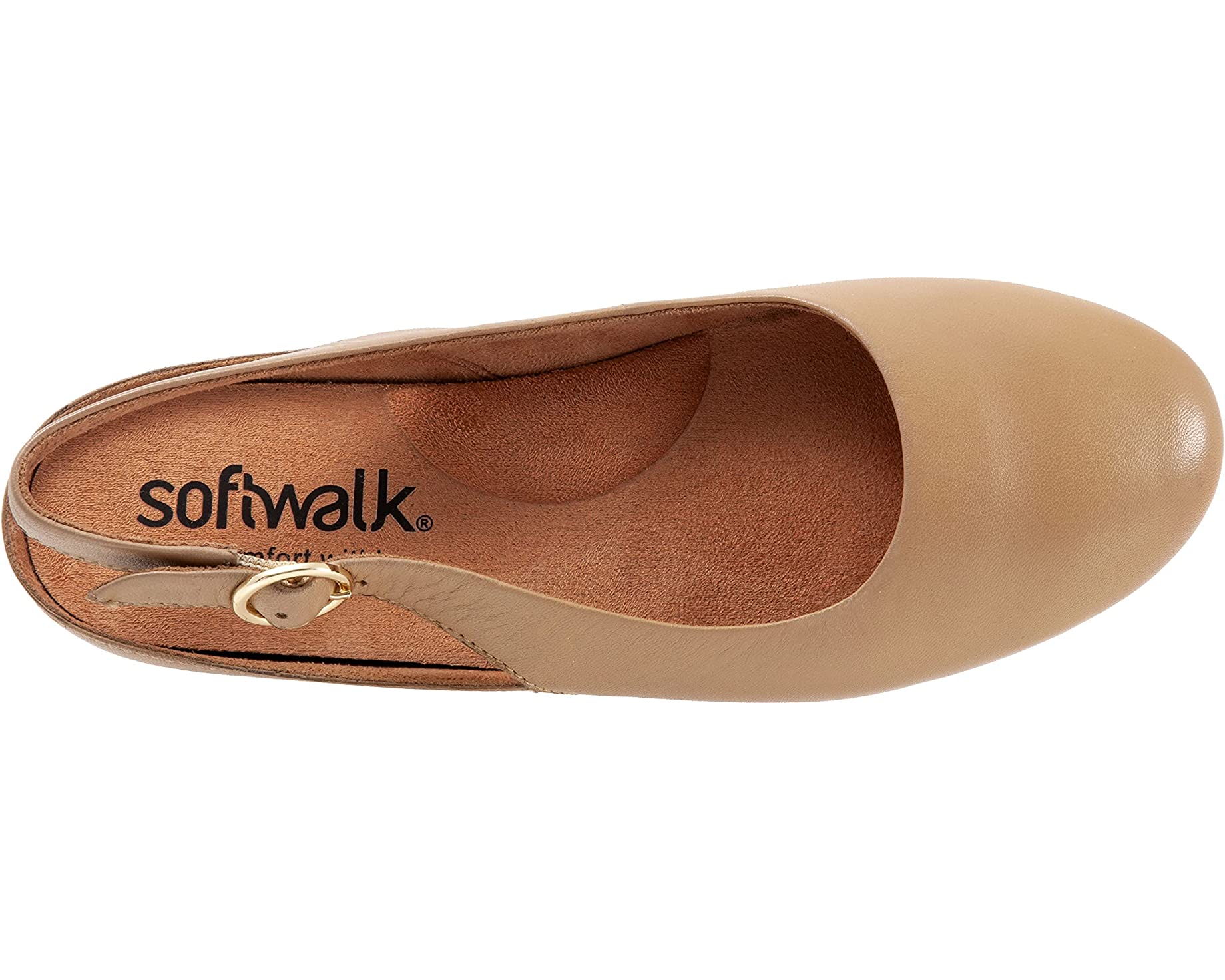 Туфли на плоской подошве Sandy SoftWalk, бежевый