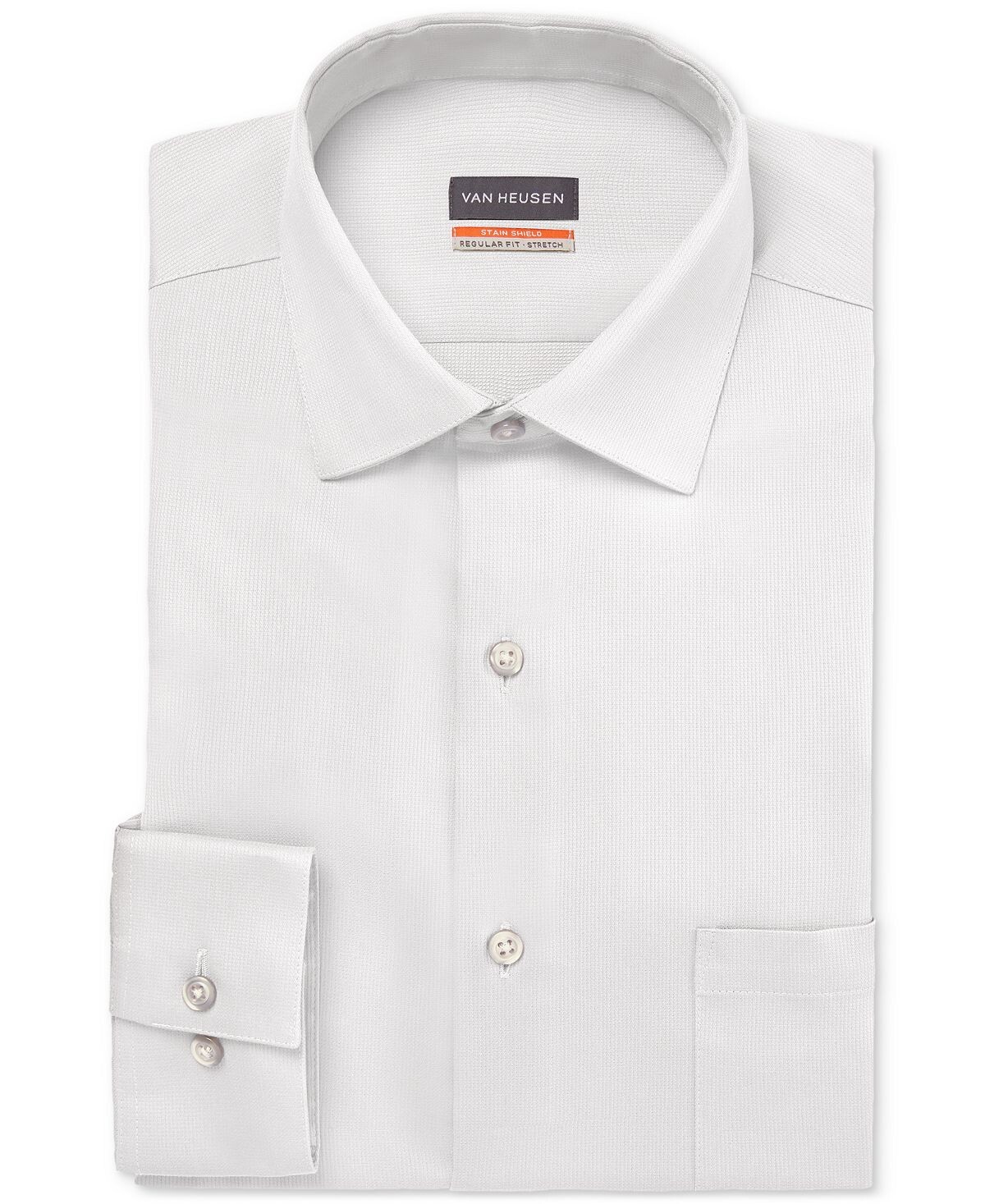 

Мужская классическая рубашка stain shield стандартного кроя Van Heusen, белый