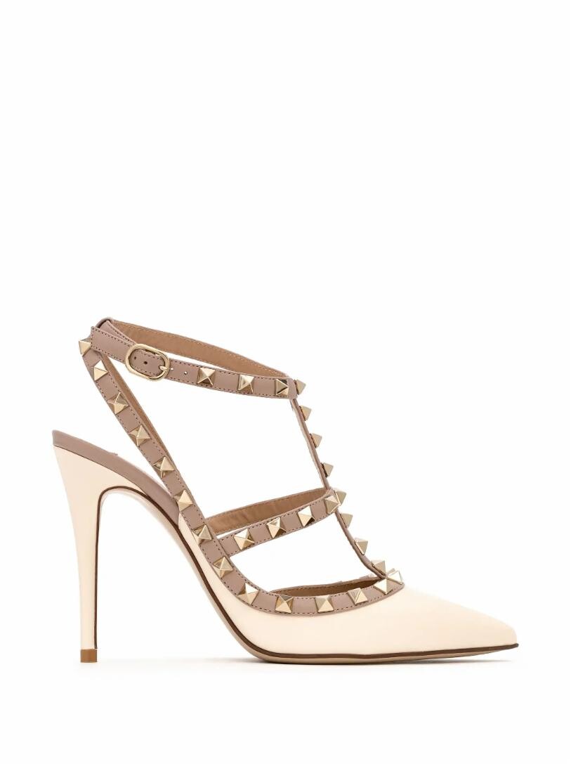 

Кожаные слингбэки Rockstud Valentino