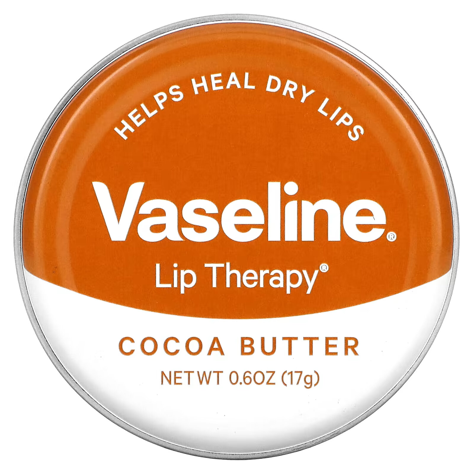 Vaseline, Lip Therapy, масло какао, 17 г (0,6 унции) vaseline lip therapy розовые губы 2 упаковки по 7 г 0 25 унции