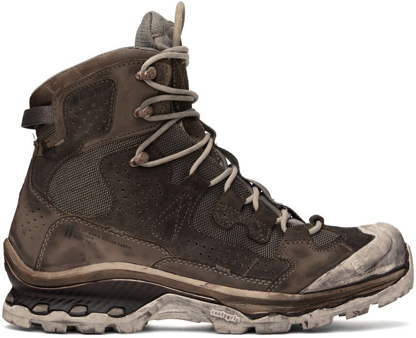 

Коричнево-серые ботинки Salomon Edition Boot2 GTX 11 by Boris Bidjan Saberi