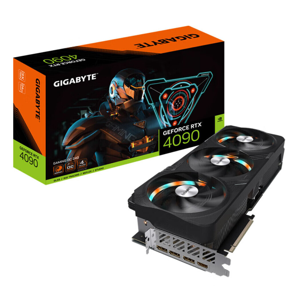 

Видеокарта дискретная Gigabyte RTX 4090 Gaming OC 24GB Magic Eagle