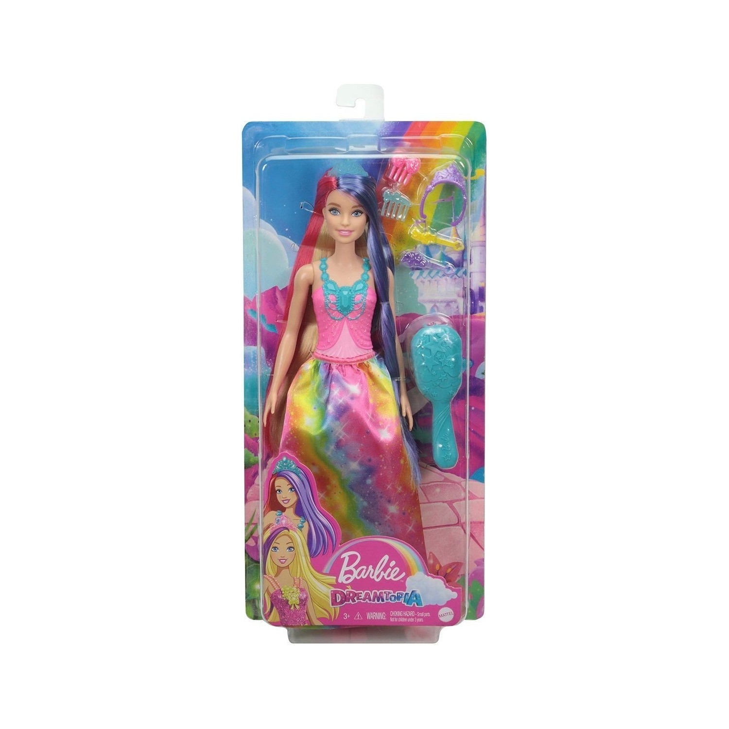 Кукла Barbie Dreamtopia Long Haired Dolls GTF37 куклы barbie русалки dreamtopia hgr09