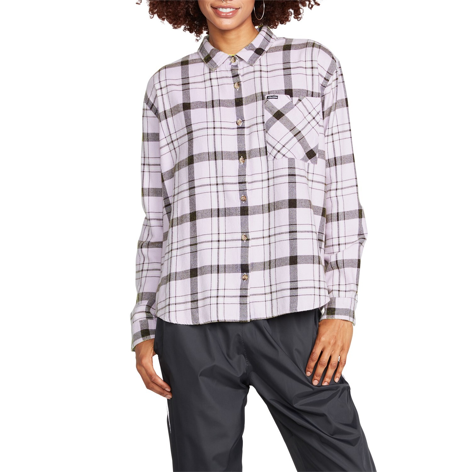

Volcom Plaid To Meet U Flannel - женские, lavender