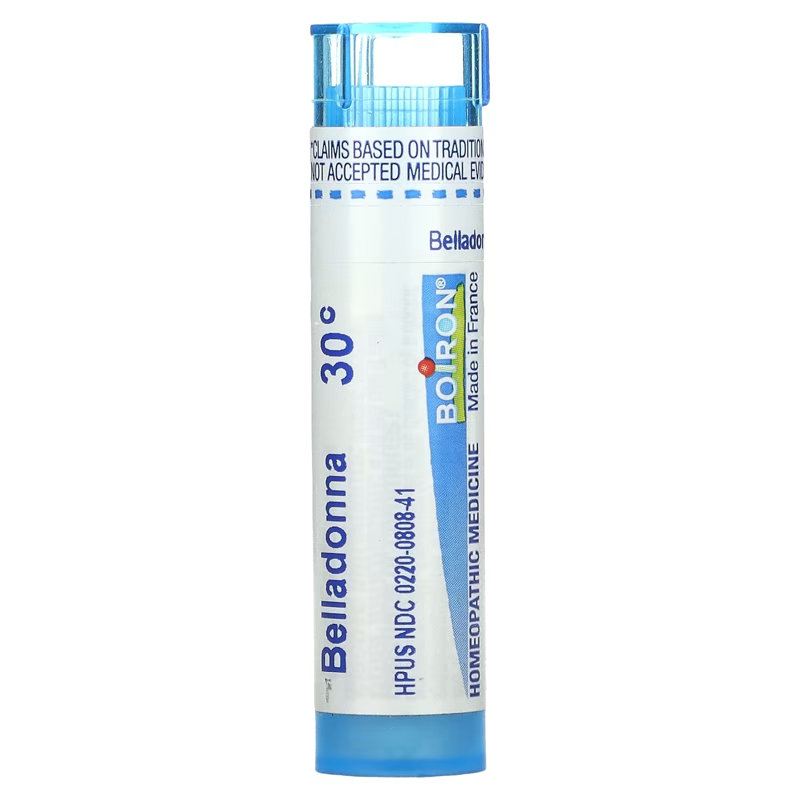 Boiron Single Remedies Belladonna 30C, примерно 80 гранул boiron single remedies гистамин 30c противоаллергическое средство 3 тубы примерно 80 быстрорастворимых гранул в тубе