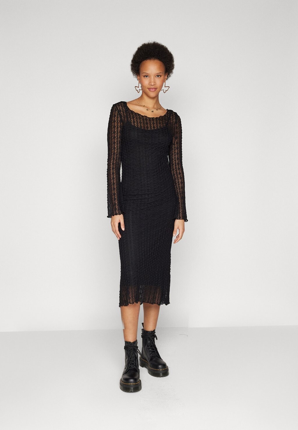 

Коктейльное/праздничное платье VISELINA DRESS VILA, цвет black