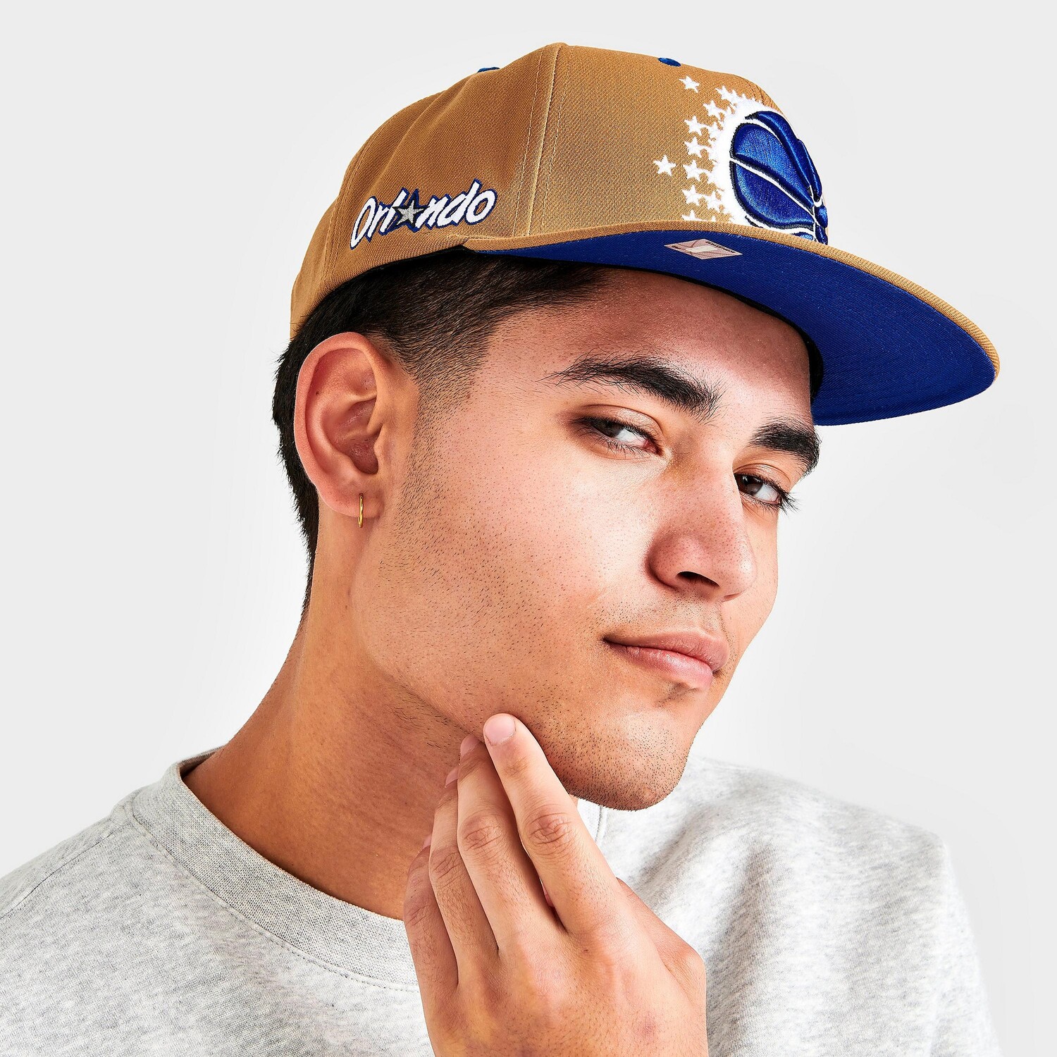

Кепка Mitchell & Ness Orlando Magic NBA Wheat Hardwood Classics Snapback, бежевый