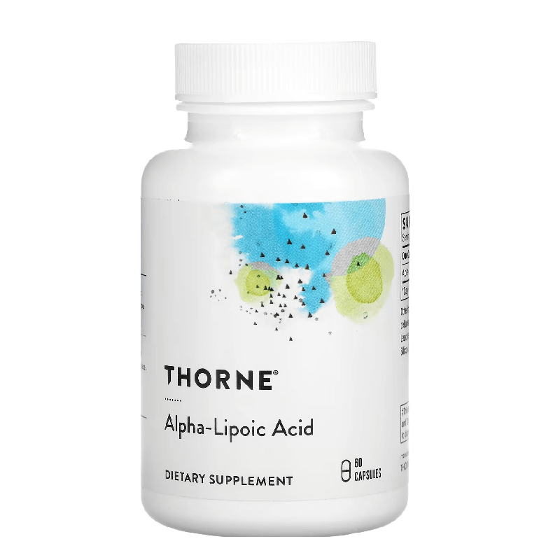 Альфа-липоевая кислота Thorne Research 300 мг, 60 капсул