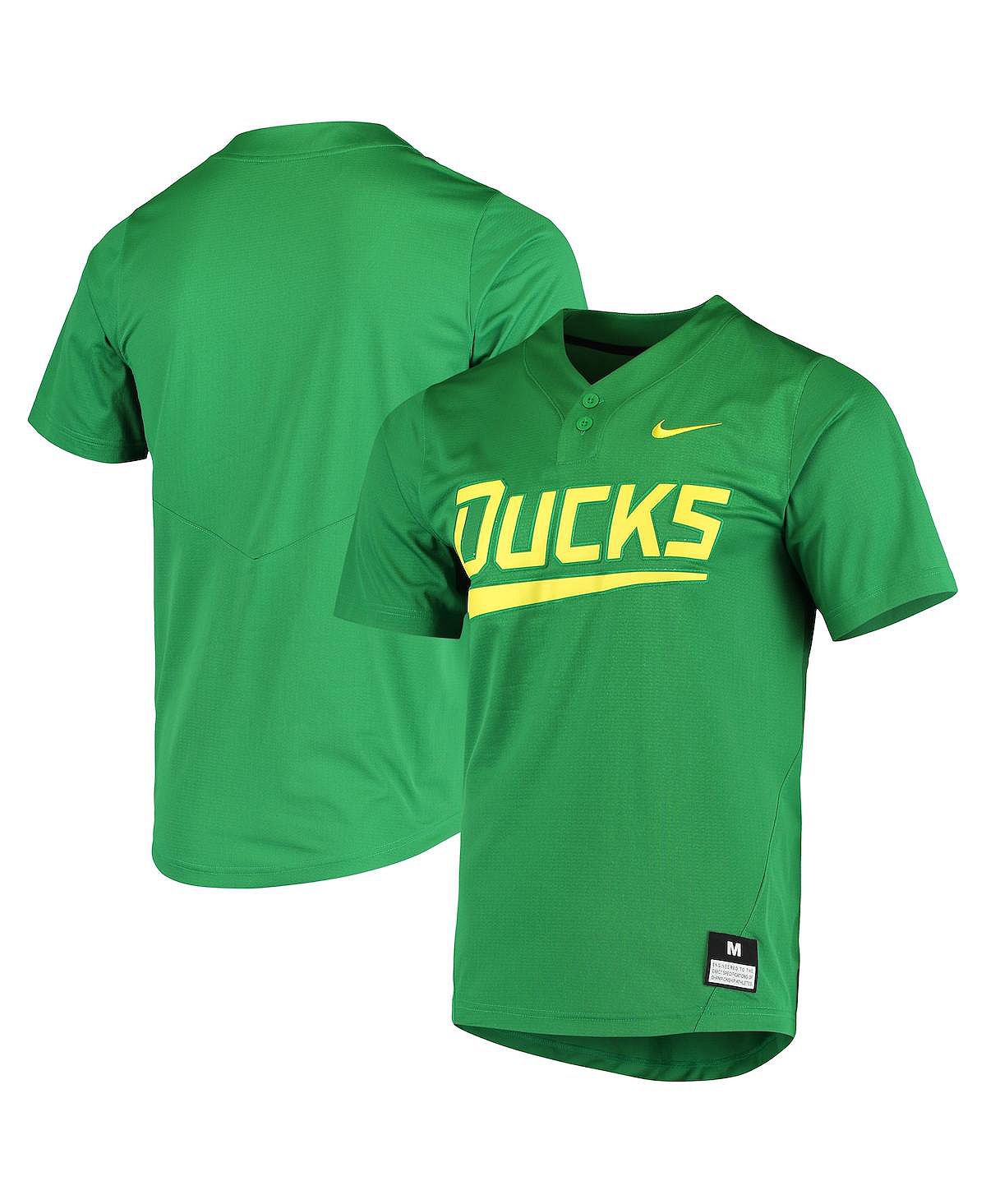 Мужская зеленая футболка для софтбола Oregon Ducks Replica Nike