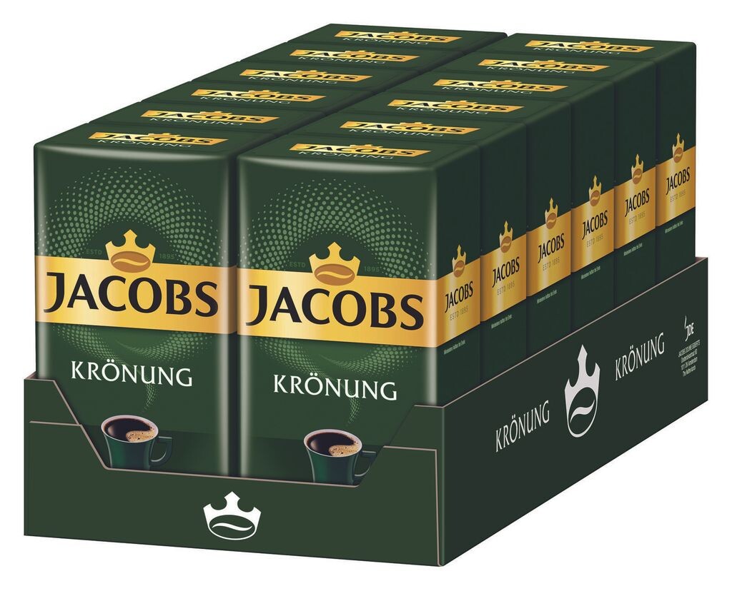 

Кофе фильтр JACOBS Krönung Classic 12x500г молотый кофе молотый обжаренный кофе