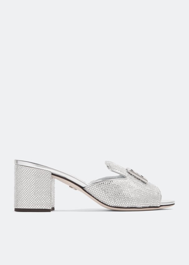 

Сандалии Dolce&Gabbana Crystal-Embellished, серебряный