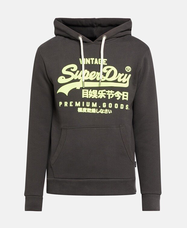 

Худи с капюшоном Superdry, черный