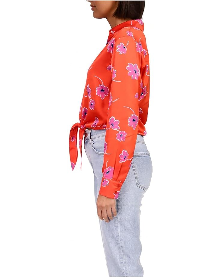 

Рубашка Sanctuary Lover Tie Shirt, цвет Forget Me Nots