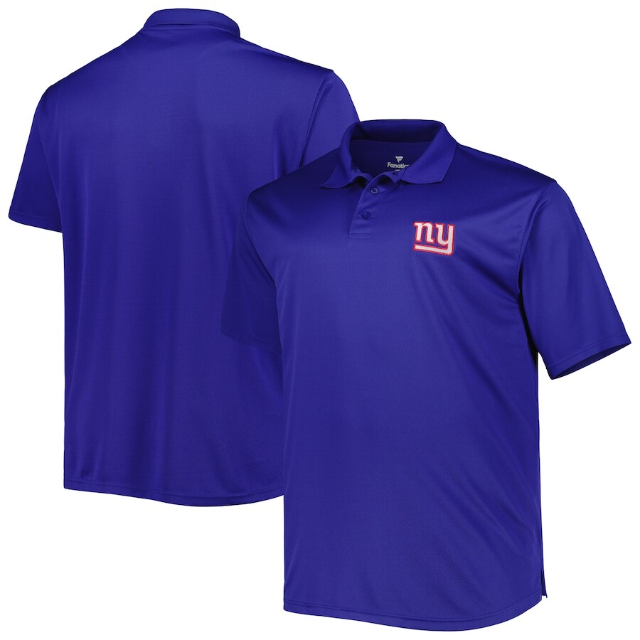 

Поло с коротким рукавом Fanatics Branded New York Giants, роял