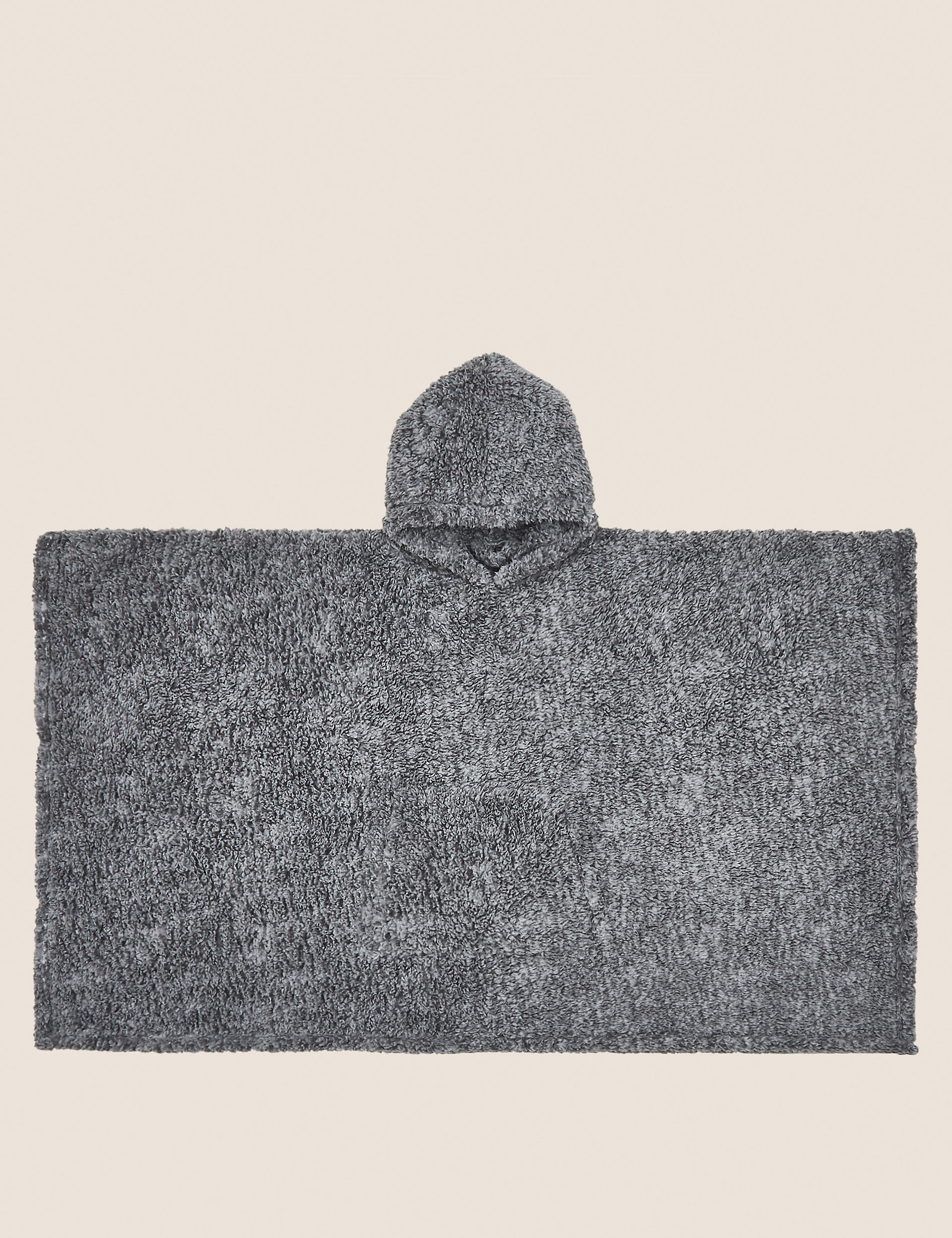 Флисовое одеяло Teddy с капюшоном The Marks & Spencer Snuggle, серый