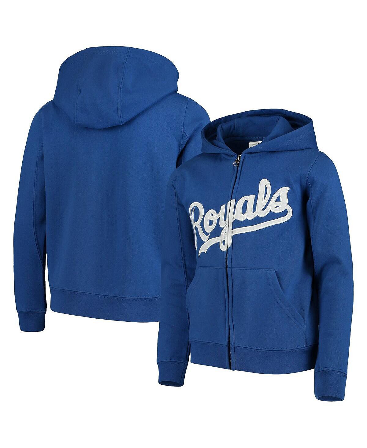 

Толстовка с молнией во всю длину и цветной надписью Big Boys Royal Kansas City Royals Team Outerstuff