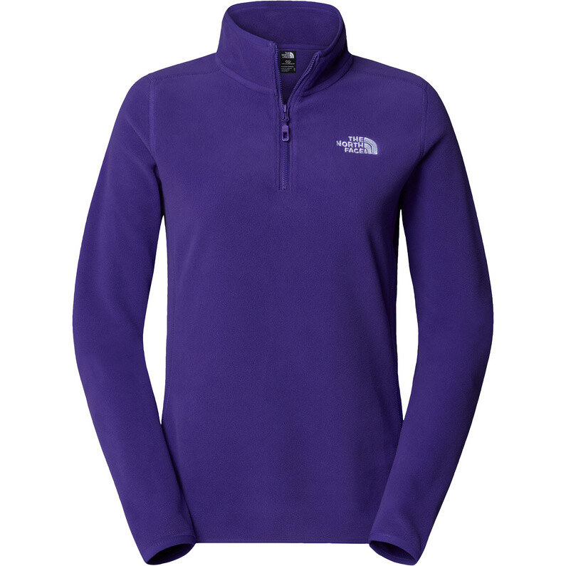 

Женский пуловер 100 Glacier с молнией 1/4 The North Face, фиолетовый
