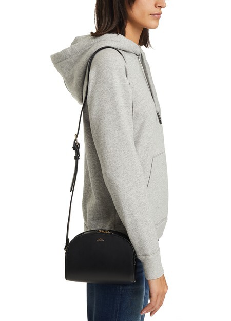 

Мини-сумка Demi-Lune A.P.C., темно-серый