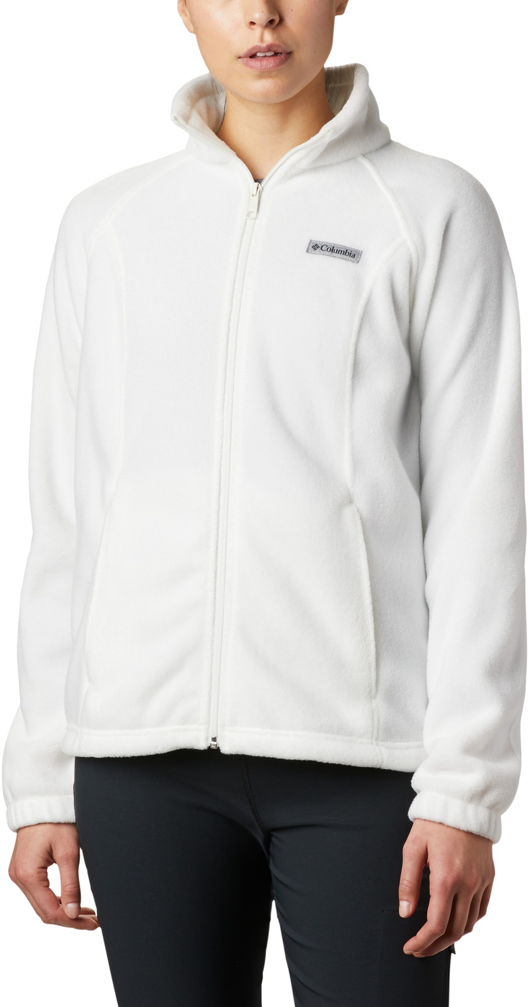 цена Флисовая куртка Benton Springs с молнией во всю длину — женская Columbia, белый
