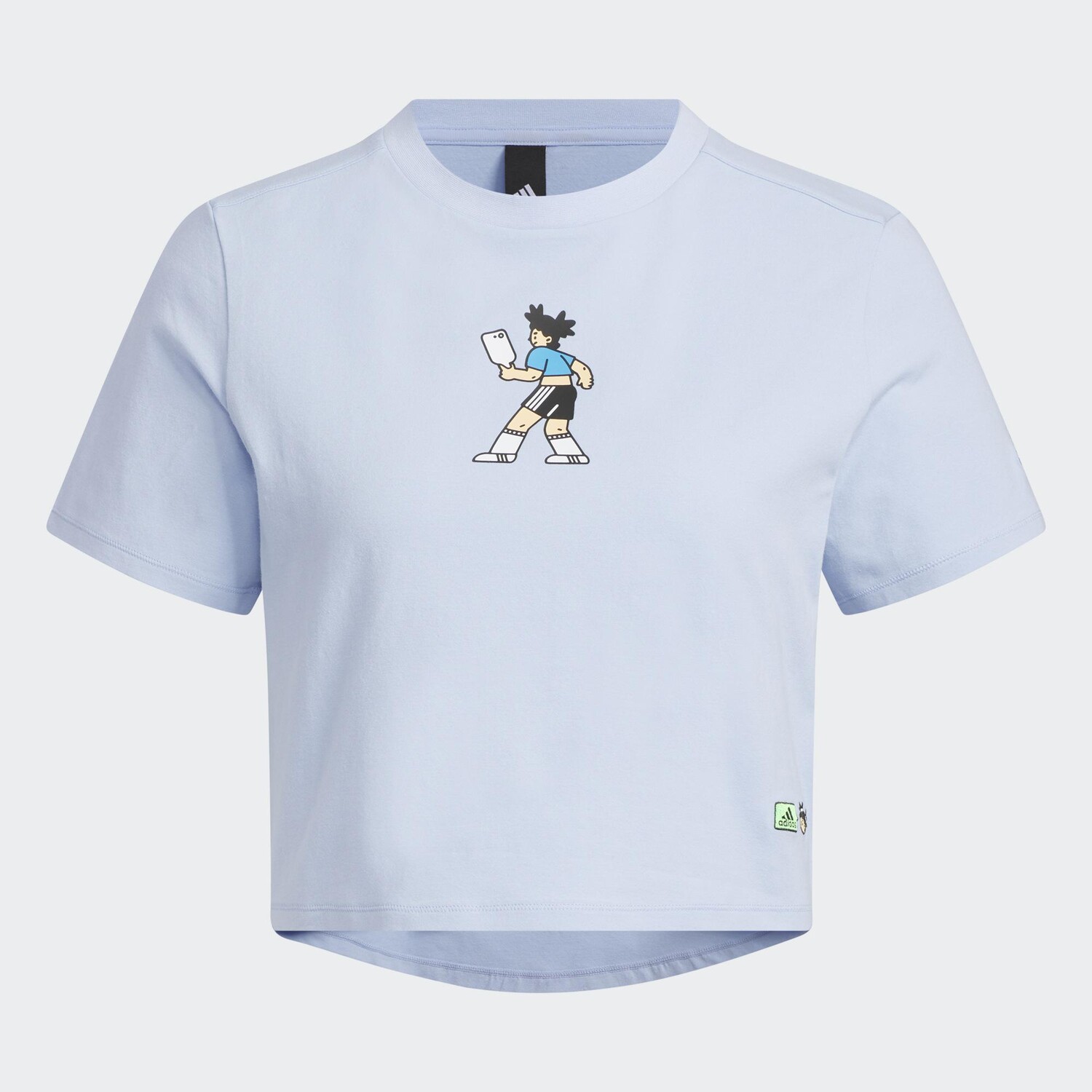 

Топ Adidas Professional Sports Training Seebin Short Sleeve, голубой