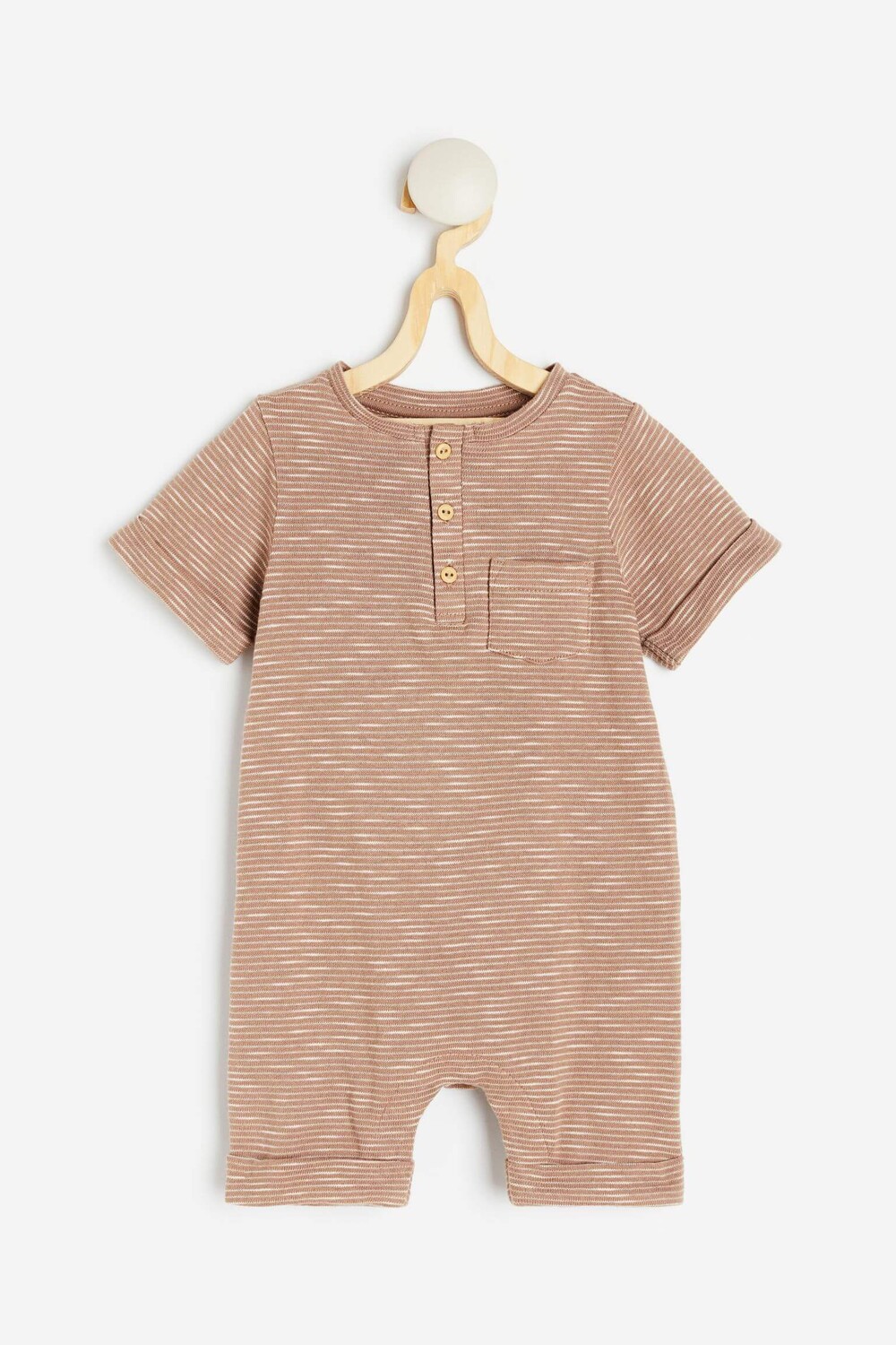 

Комбинезон H&M Cotton, тёмно-бежевый