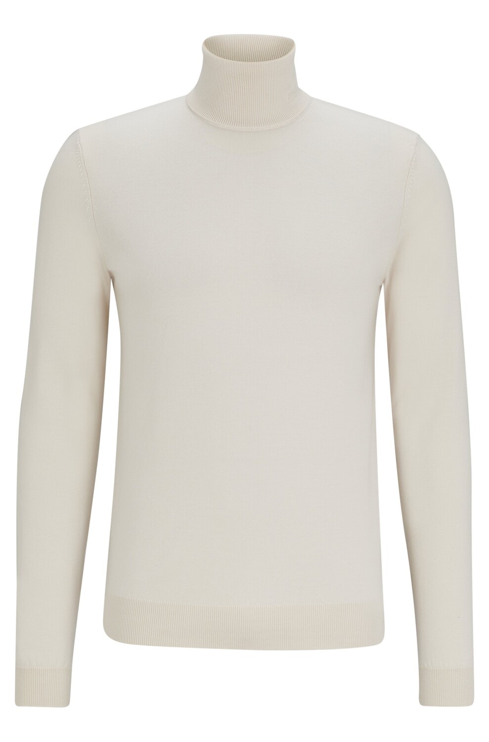 

Свитер Boss Slim-fit Rollneck In Virgin Wool, светло-бежевый