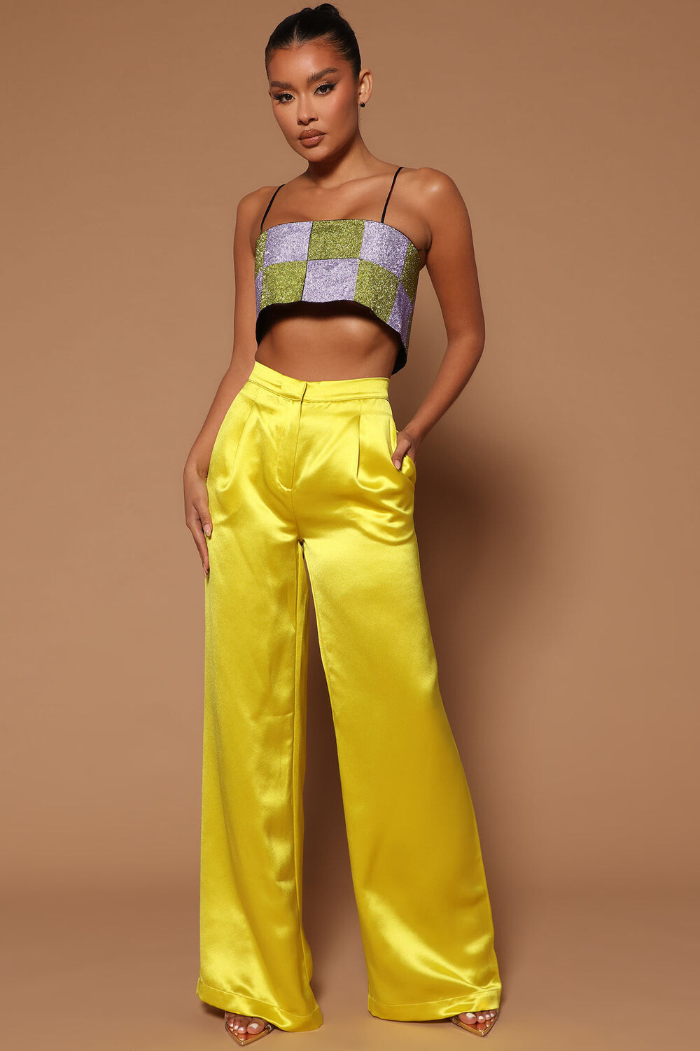 

Брюки Fashion Nova A11288, шартрез