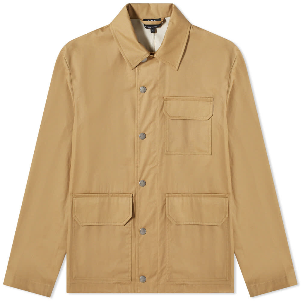 

Куртка из вощеного хлопка Guilhem A.P.C., Коричневый