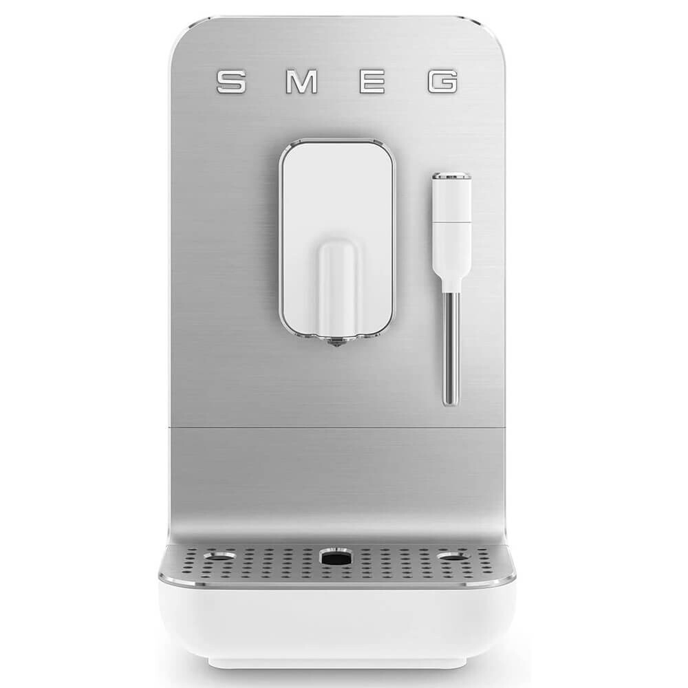 

Кофемашина с капучинатором Smeg BCC02WHM, белый/серый