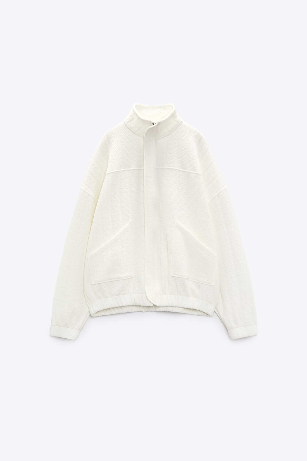 

Куртка-бомбер Zara Quilted, экрю