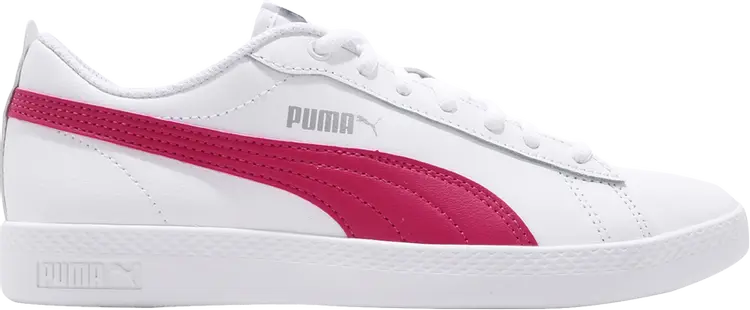 

Кроссовки Puma Wmns Smash V2 L Bright Rose, белый