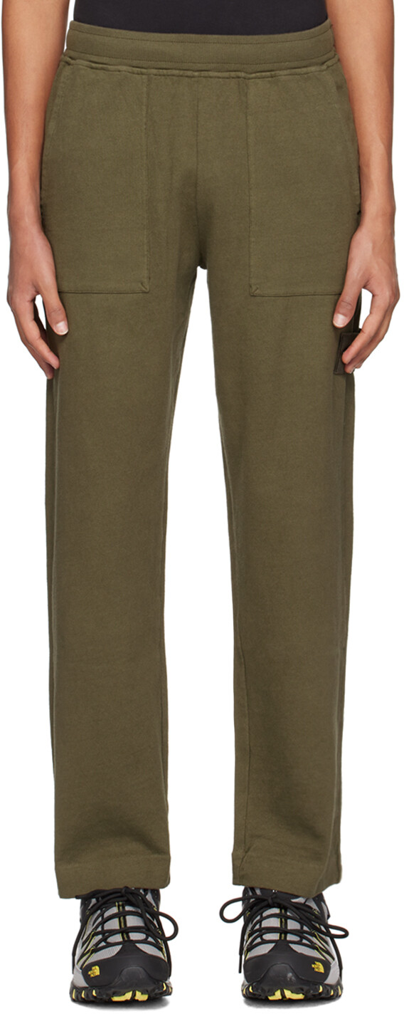 Брюки для отдыха хаки 312F2 Stone Island
