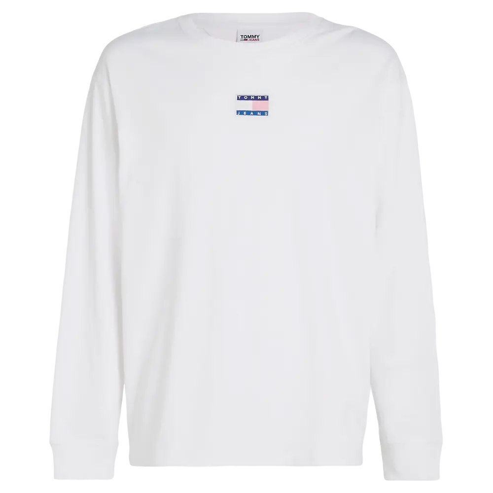 

Лонгслив Tommy Jeans Collegiate, белый