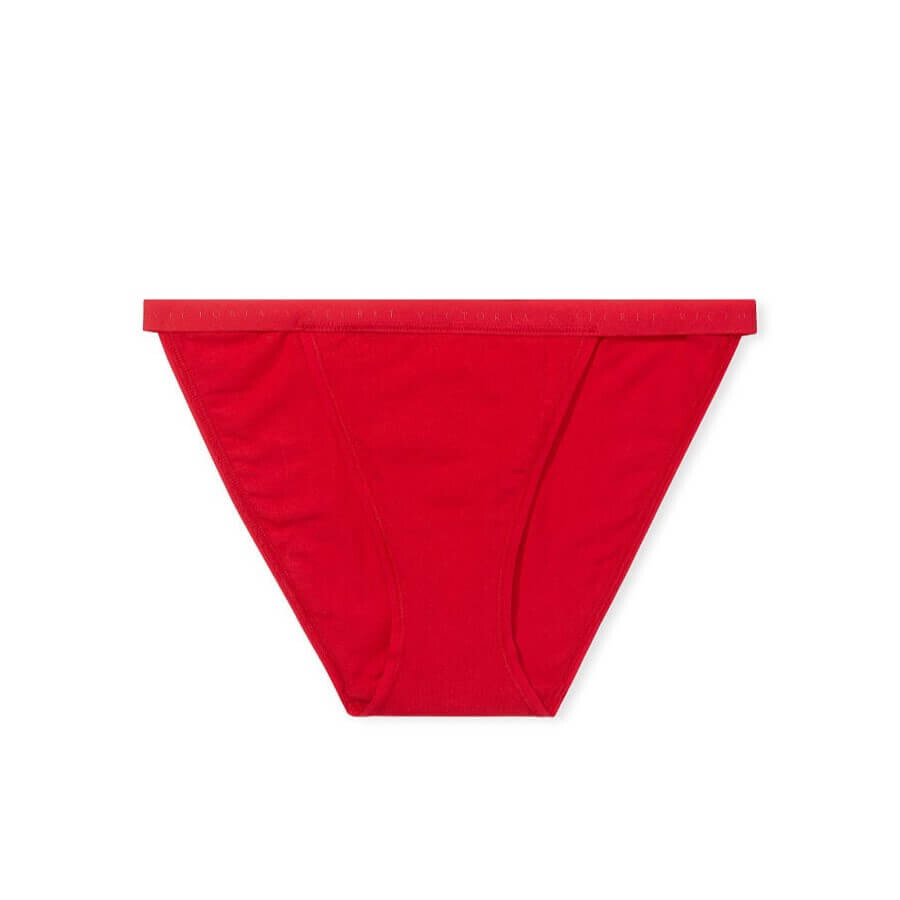 

Трусики-бикини Victoria's Secret Stretch Cotton String, красный