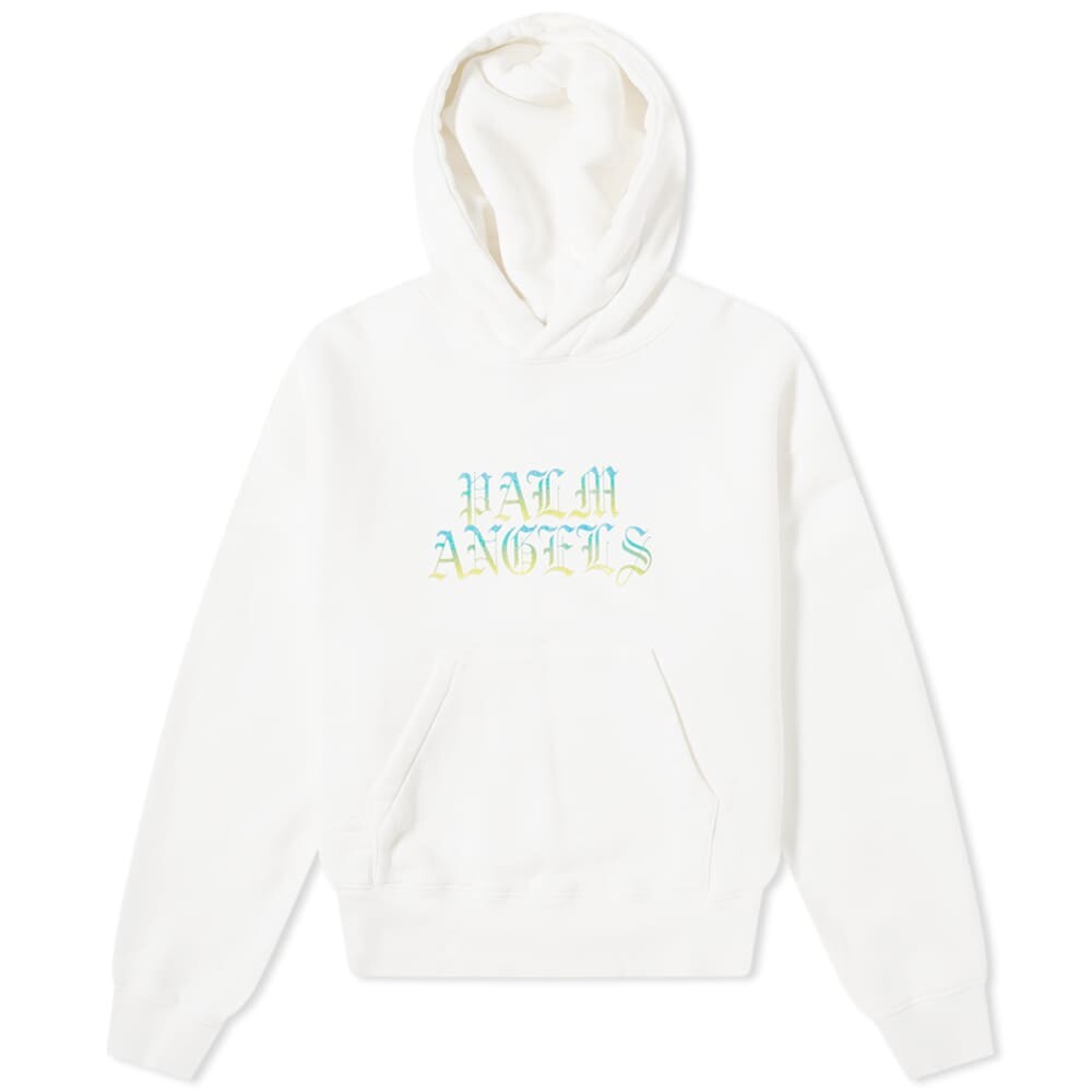 

Толстовка Palm Angels Hue Gothic Logo Popover Hoody, Белый