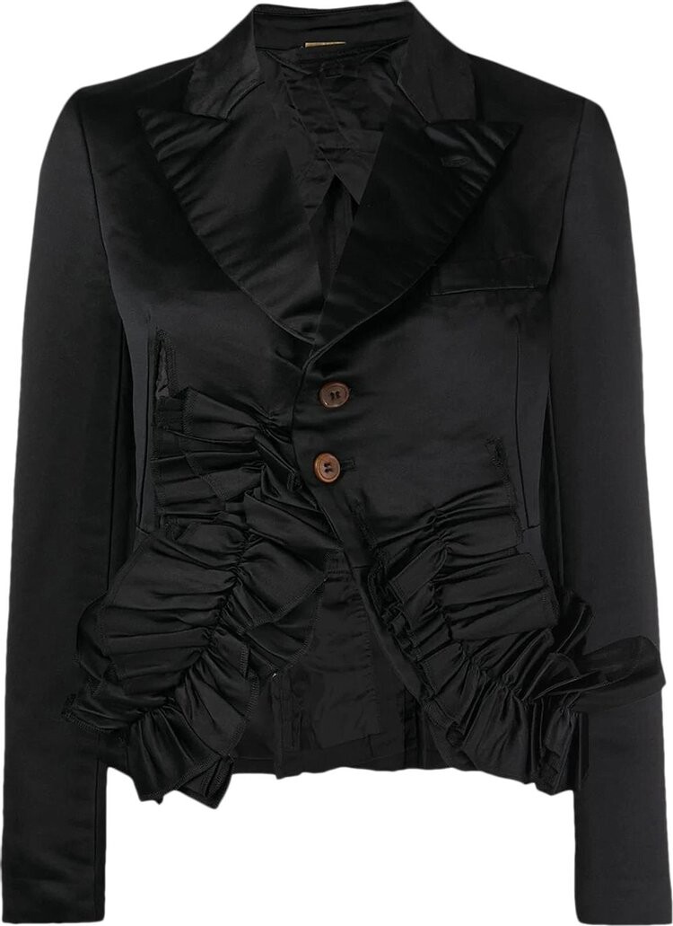 

Куртка Comme des Garçons Ruffle Jacket 'Black', черный