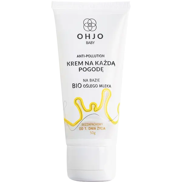 

Ohjo Baby всесезонный крем против загрязнений на основе био ослиного молока с 1 дня жизни, 50 г