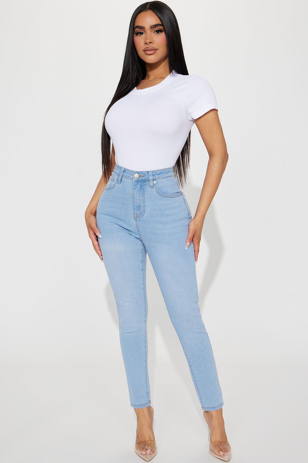 

Джинсы скинни Fashion Nova YJDM15HROPTION1P, синий