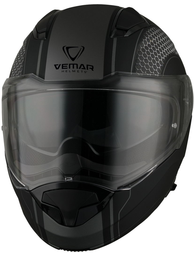 Шлем Vermar Sharki Hive Matt, черно-серый полотер xbot r2 черно серый