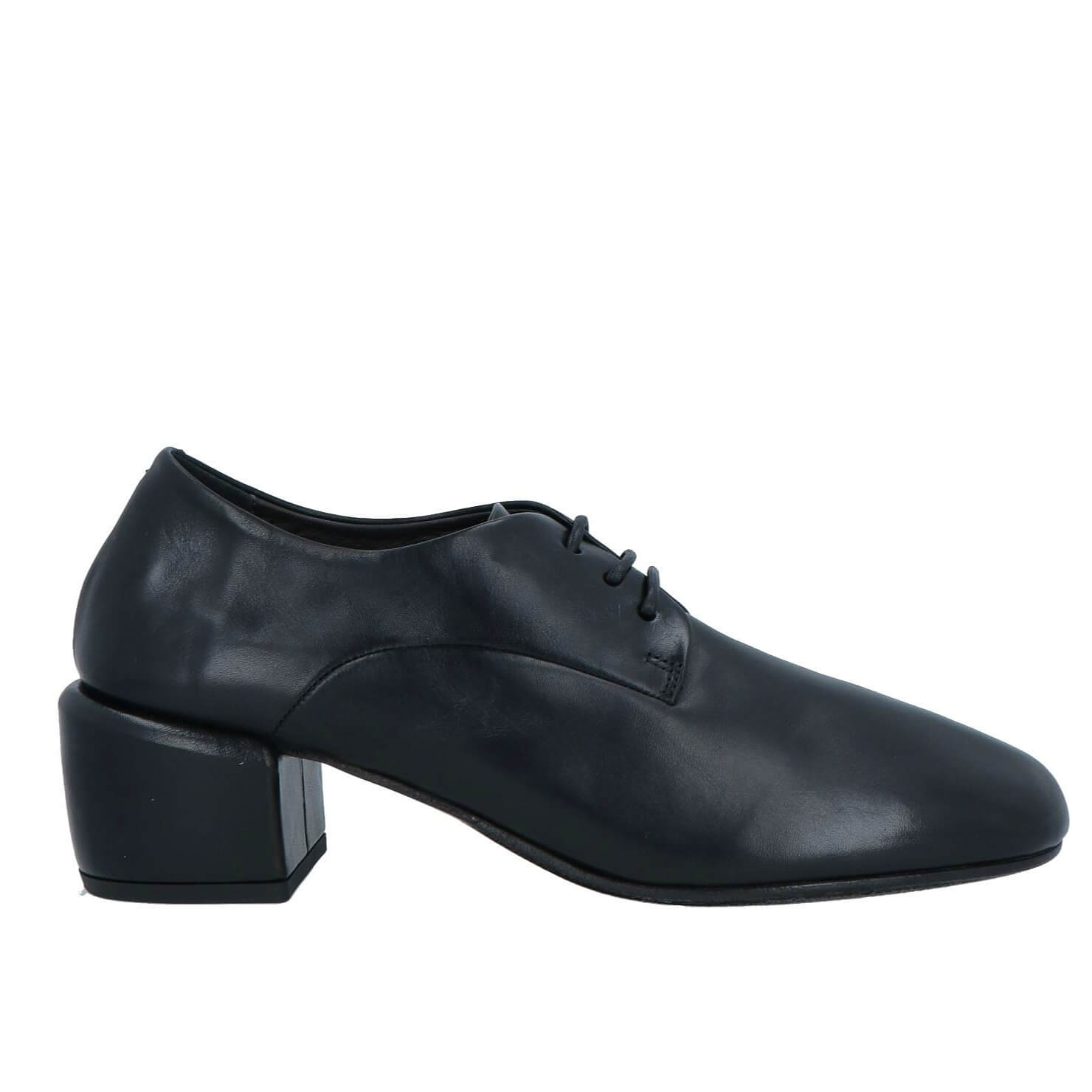 Туфли Marsèll Laced, черный ботинки женские из натуральной кожи на толстой рельефной подошве с невысоким квадратным каблуком 2287 цвет коричневый размер 40