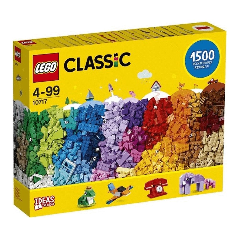 Конструктор LEGO Classic 10717 Большая коробка с кубиками креативный конструктор lego classic с прозрачными кубиками и животными