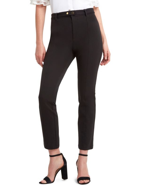 

Узкие брюки со швами H Halston Black