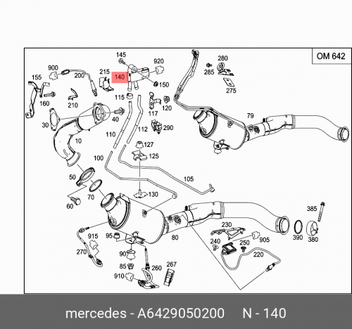 Датчик давления / drucksensor A6429050200 MERCEDES-BENZ датчик давления common rail 51cp23 01 a00071534328 подходит для mercedes benz ml35