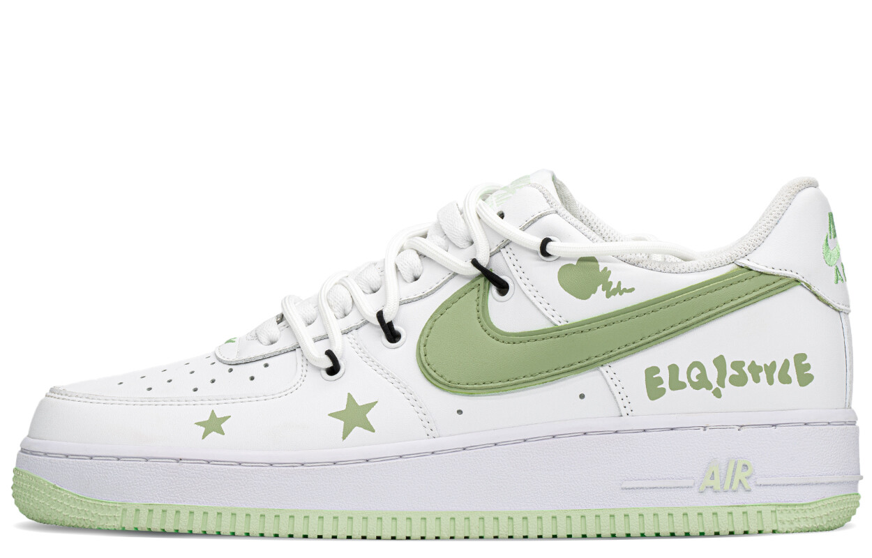 

Кроссовки Nike Air Force 1 Skateboarding Shoes Men Low-top White/green, зеленый